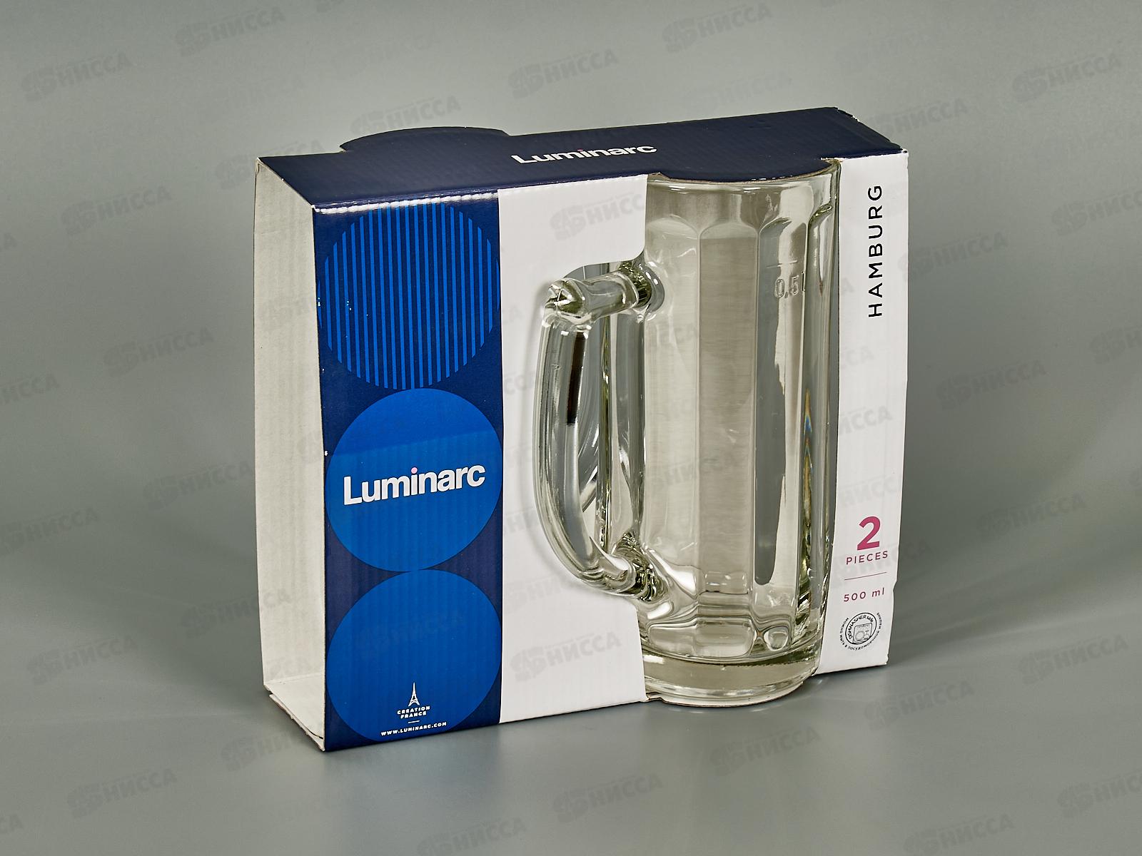 Набор кружек для пива Гамбург 2шт 500мл H5072