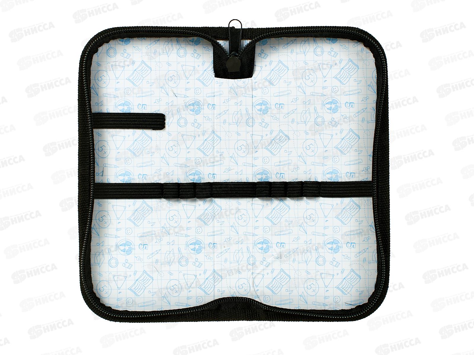 Пенал 1-секц ПП средний Мяч на синем фоне, 190х90, ПН-7376  *40