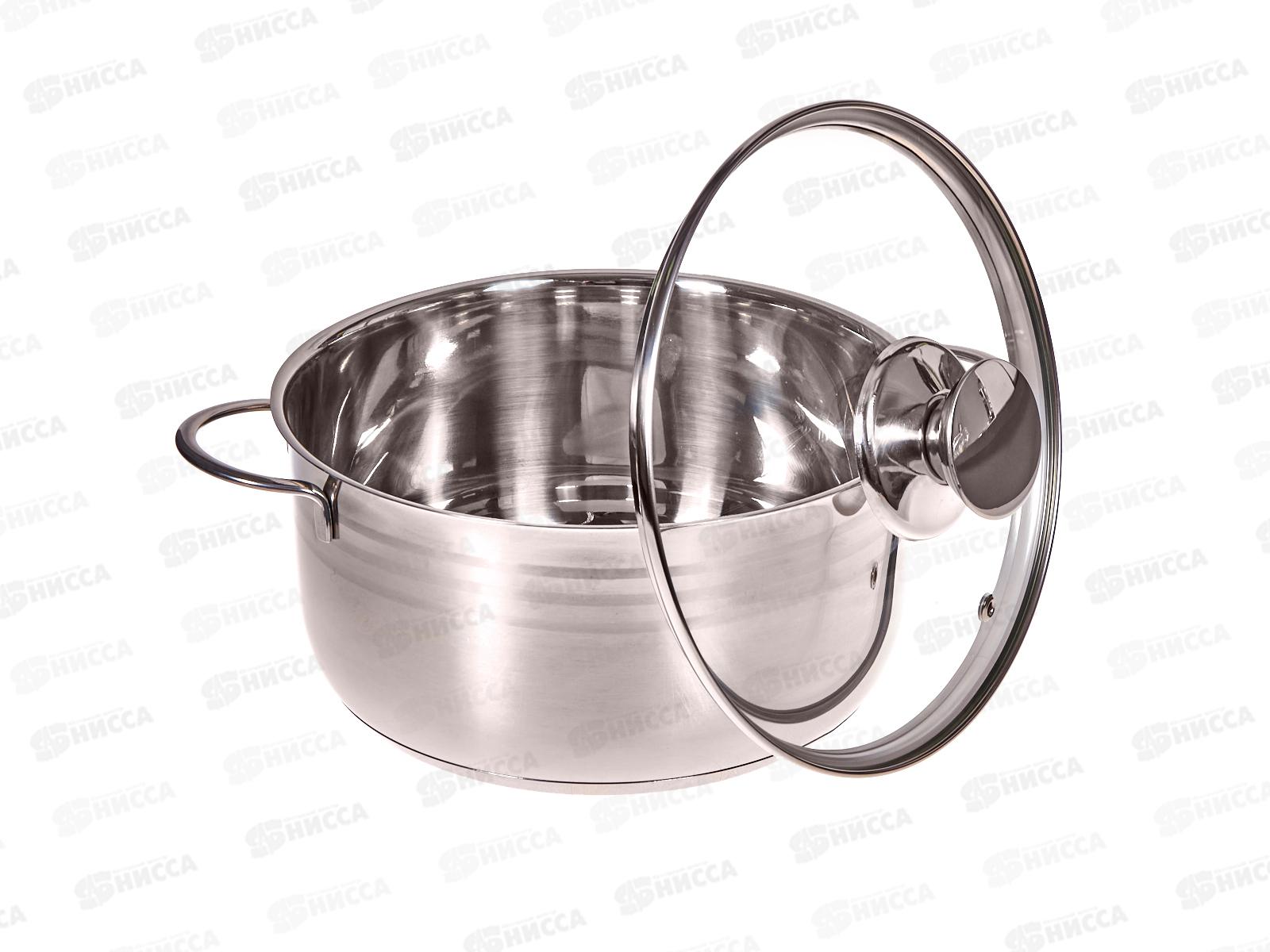 Кастрюля со стеклян крышкой Linea Bimbo vitro 3,0л 93-BIMv-07