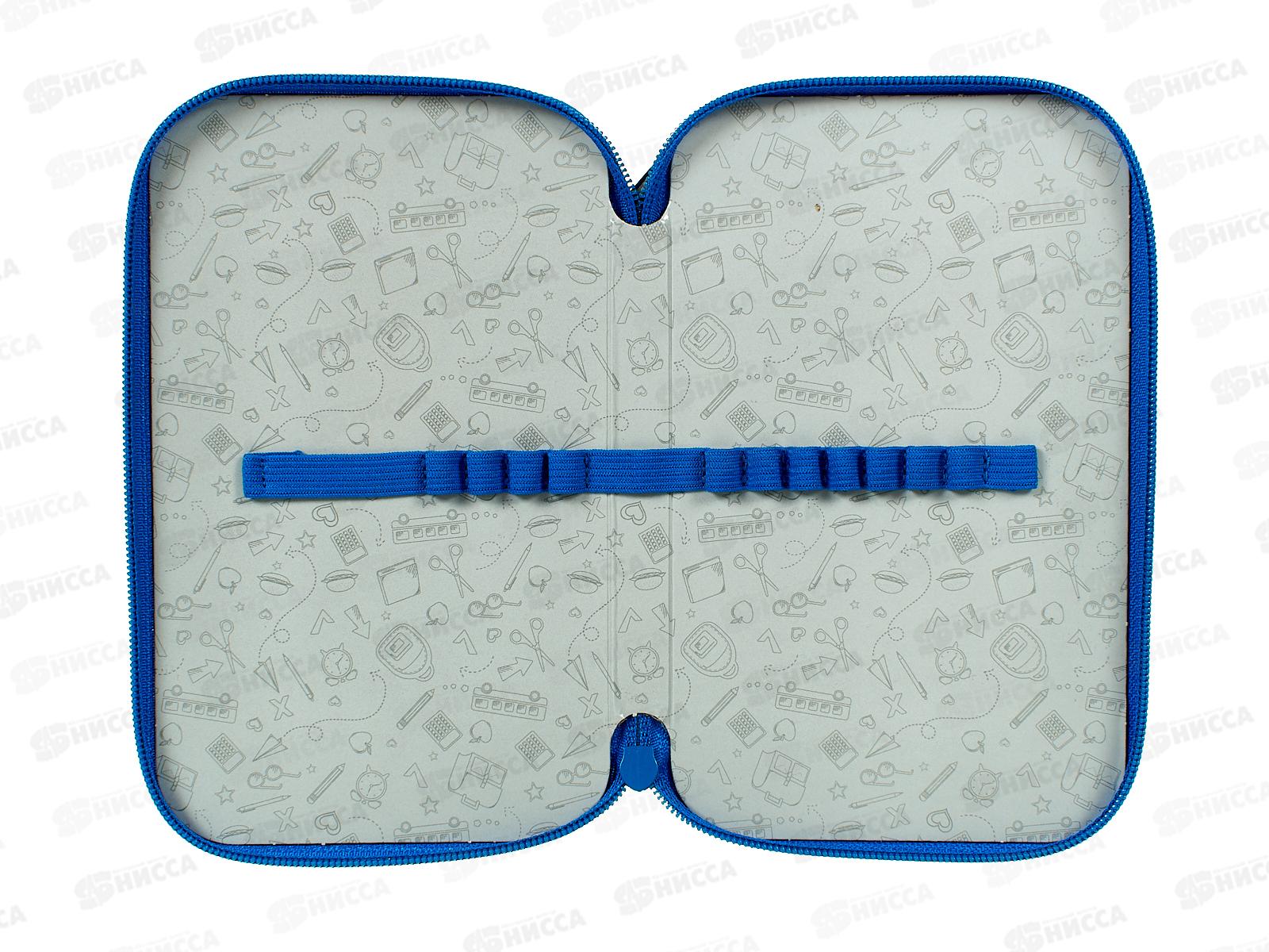 Пенал 2-секц ПП большой Кошечка на луне, 190х115, ПН-1358 *32