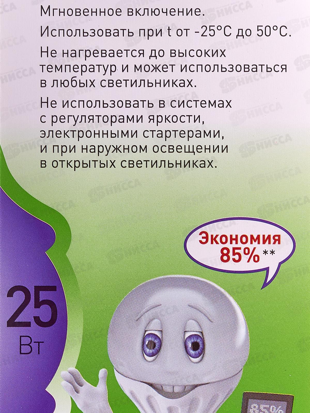 Лампа светодиодная ЭРА GREEN LINE LED 25Вт 6500К, A60-25W-865-E27 *10/100