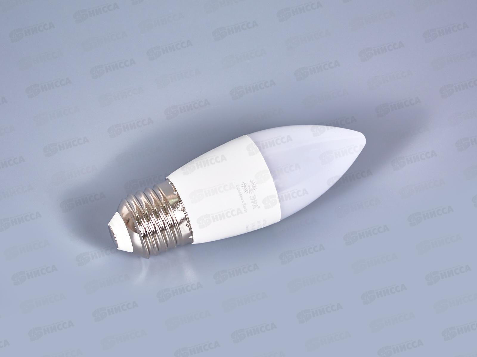 Лампа светодиодная ЭРА GREEN LINE LED 15Вт 6500К, B35-15W-865-E27 свеча *10/100