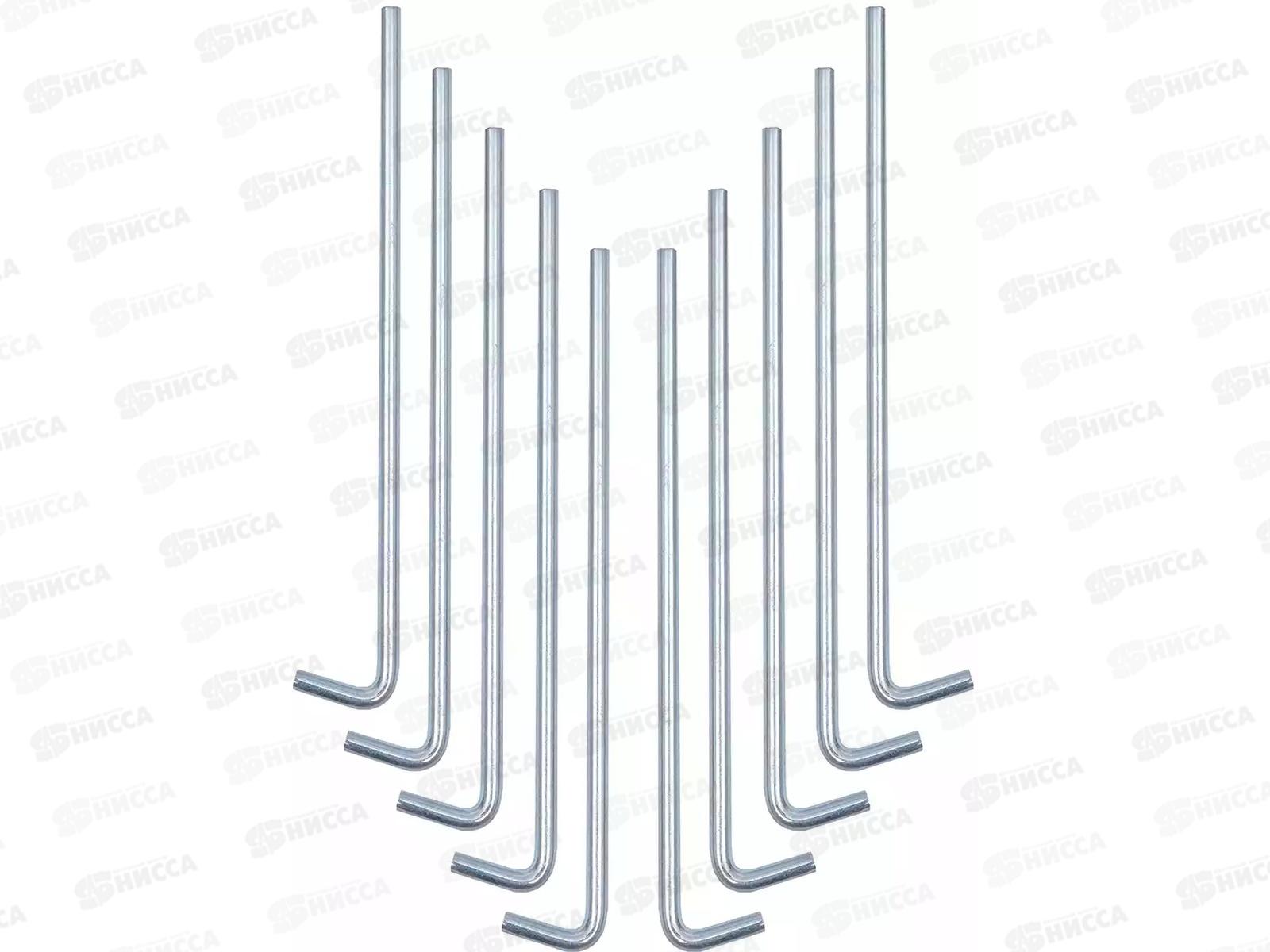 Набор колышков для палатки 18см*6мм 10шт RUSH WAY, 281468    гб