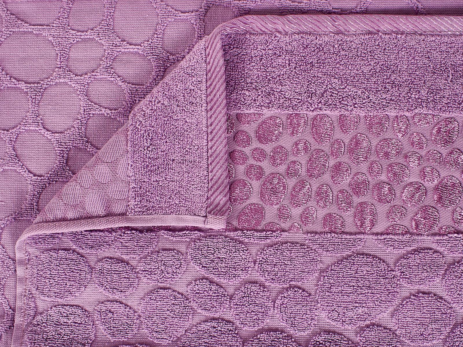 Полотенце махровое 70*130 LuxoR Коаст сиреневый