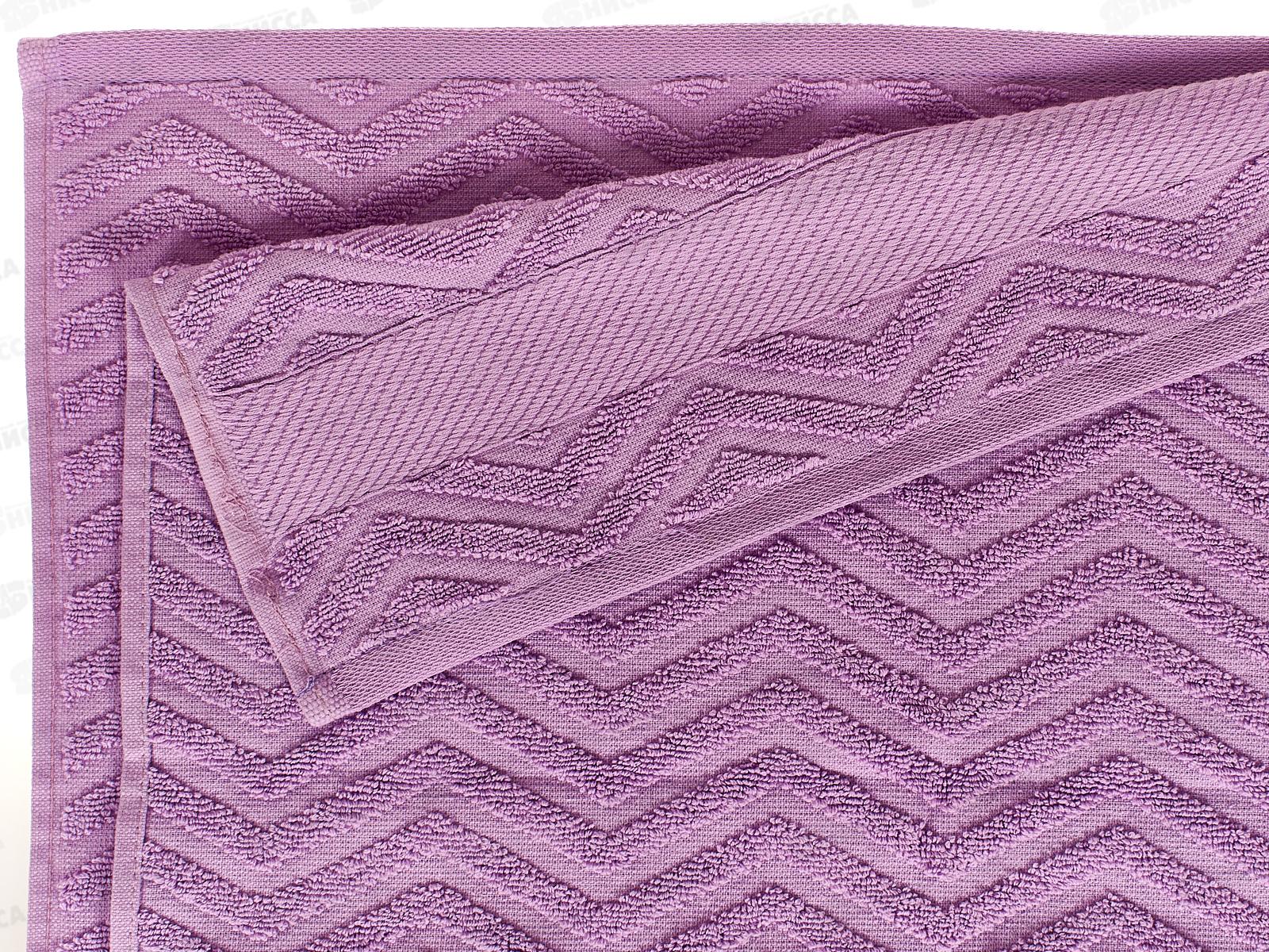 Полотенце махровое 50*90 LuxoR Пине сиреневый