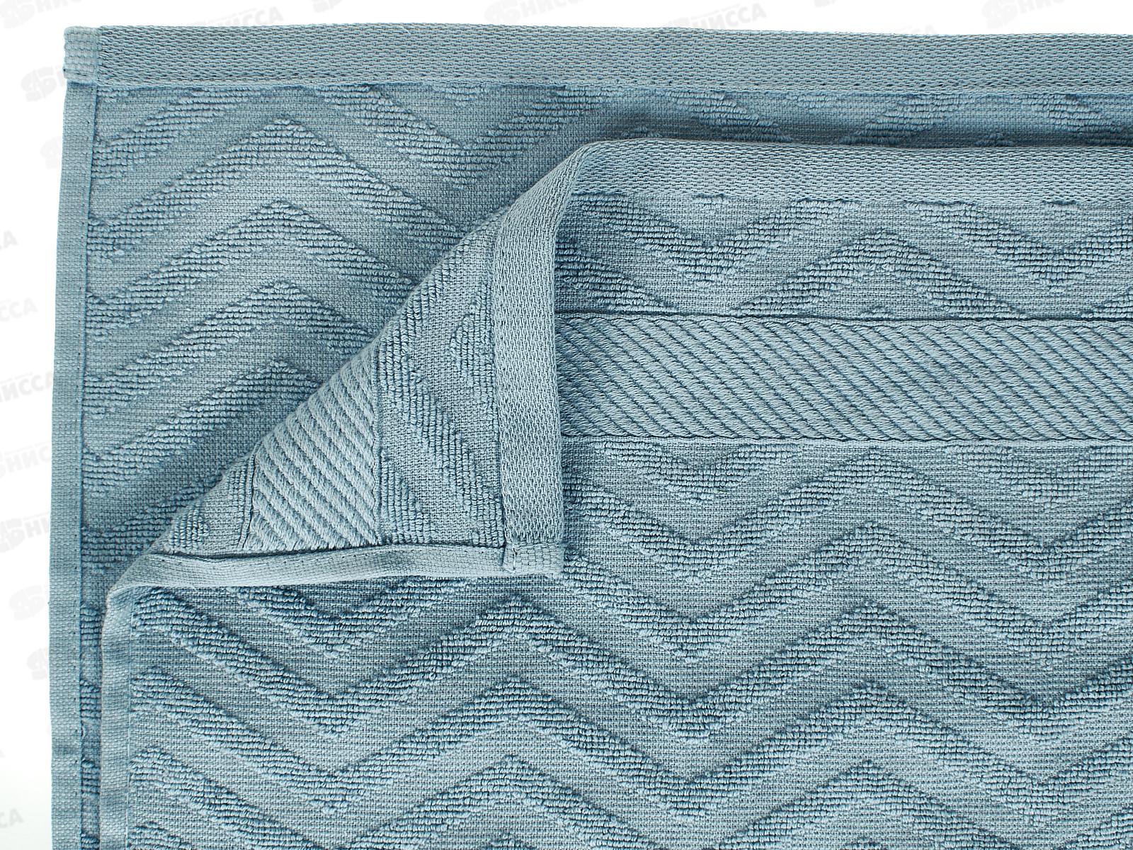 Полотенце махровое 30*60 LuxoR Пине серо-голубой