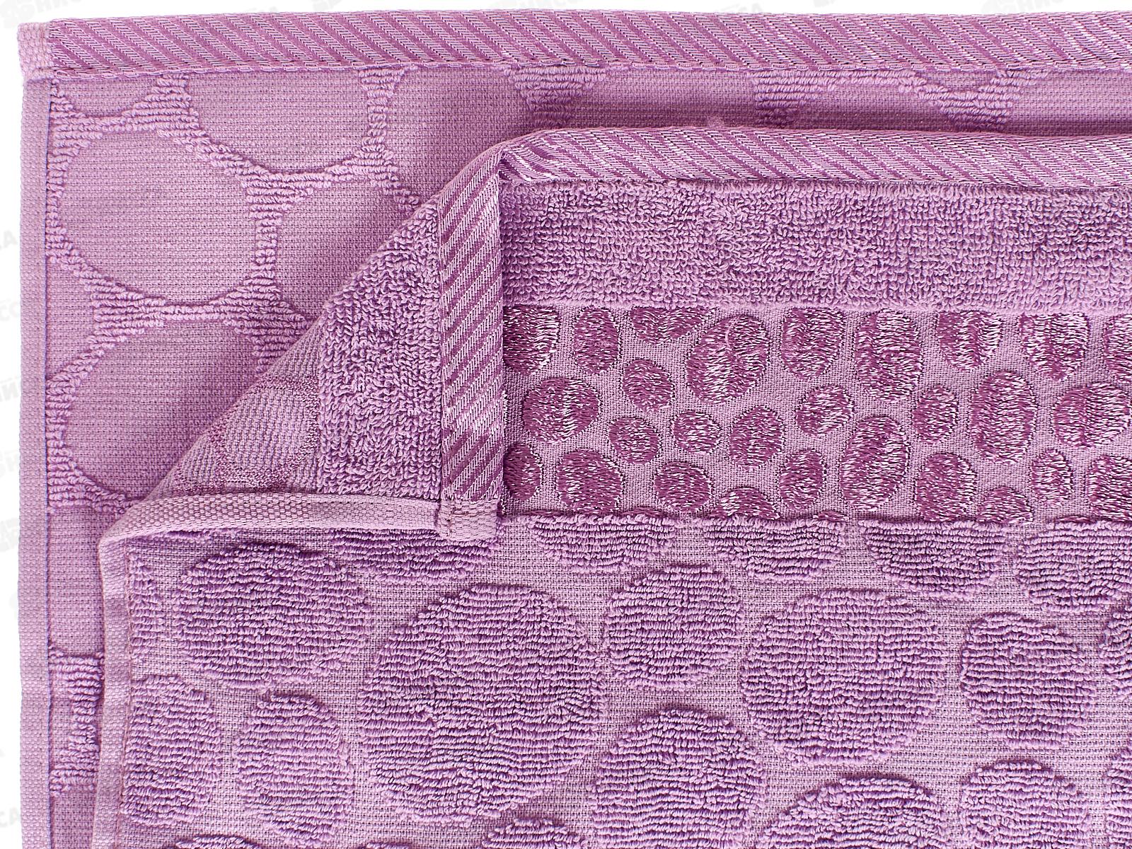 Полотенце махровое 30*60 LuxoR Коаст сиреневый