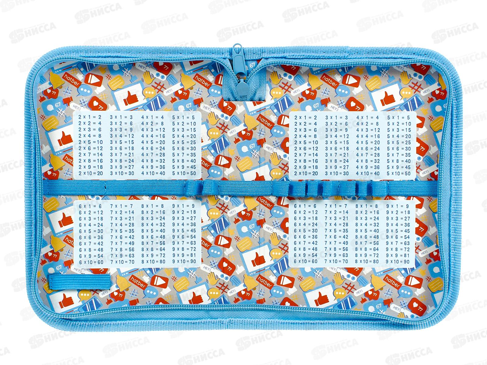 Пенал Hatber 19*13 Приключения Лео 1 отд, молн.,44057