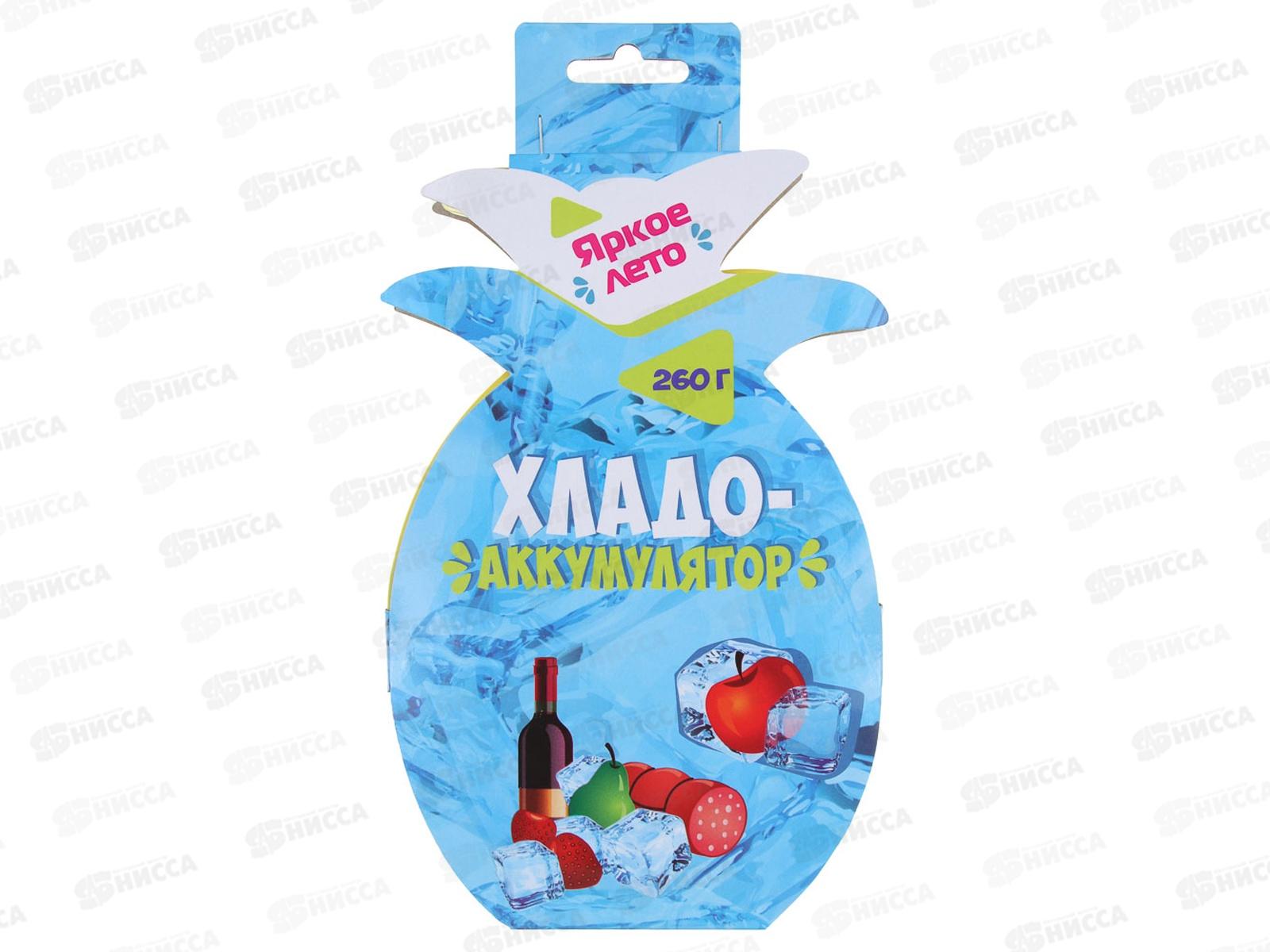 Хладоаккумулятор 260г пластик Яркое лето 118-009 г