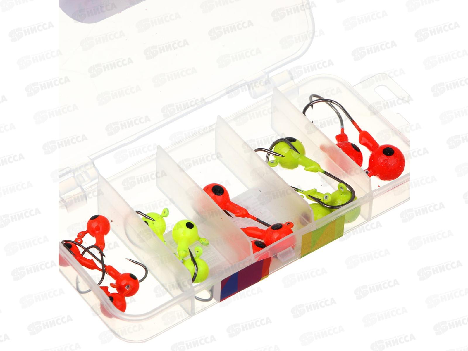 Набор джиг головок AZOR 15шт в коробке 141-022 г