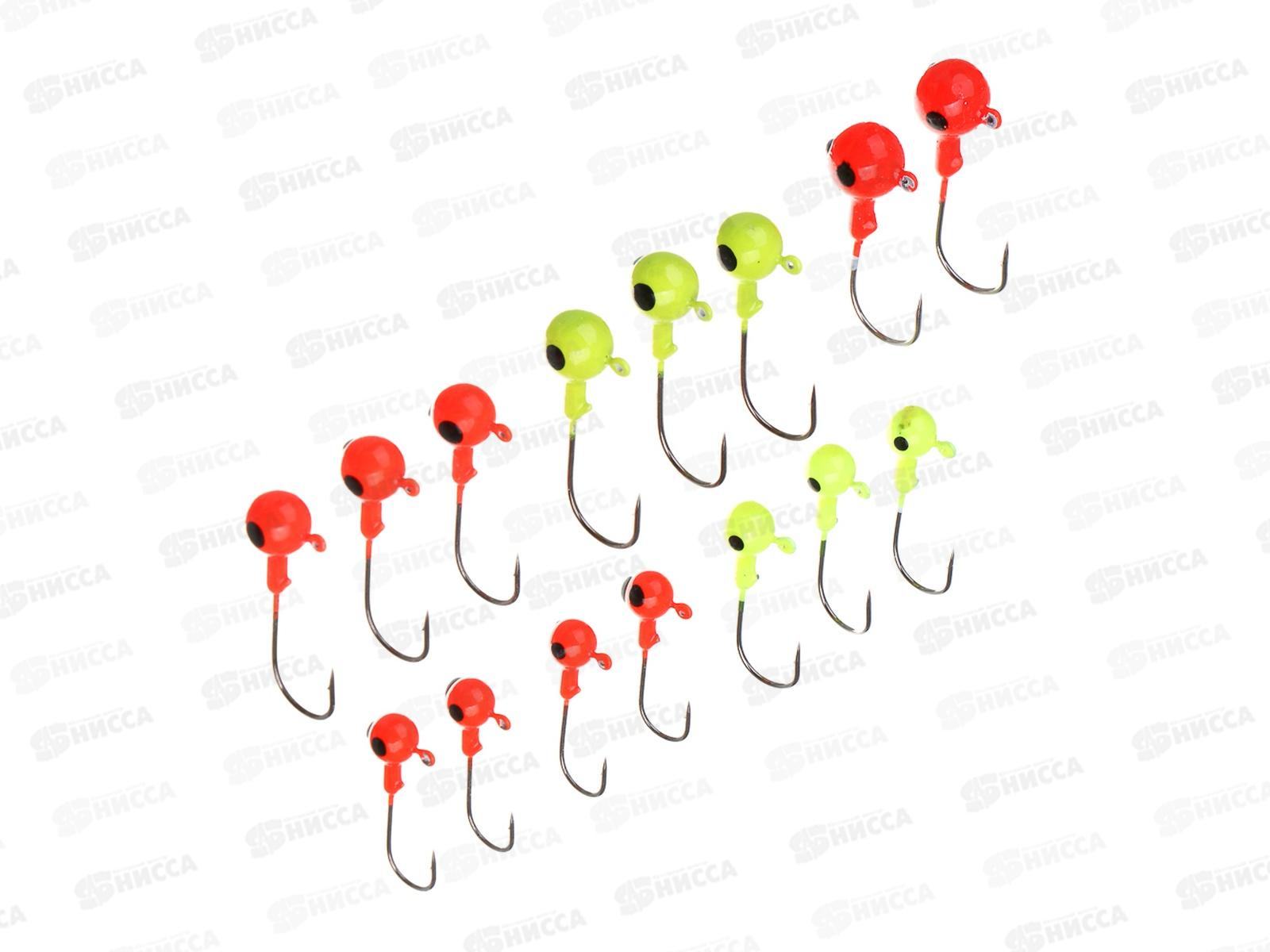 Набор джиг головок AZOR 15шт в коробке 141-022 г