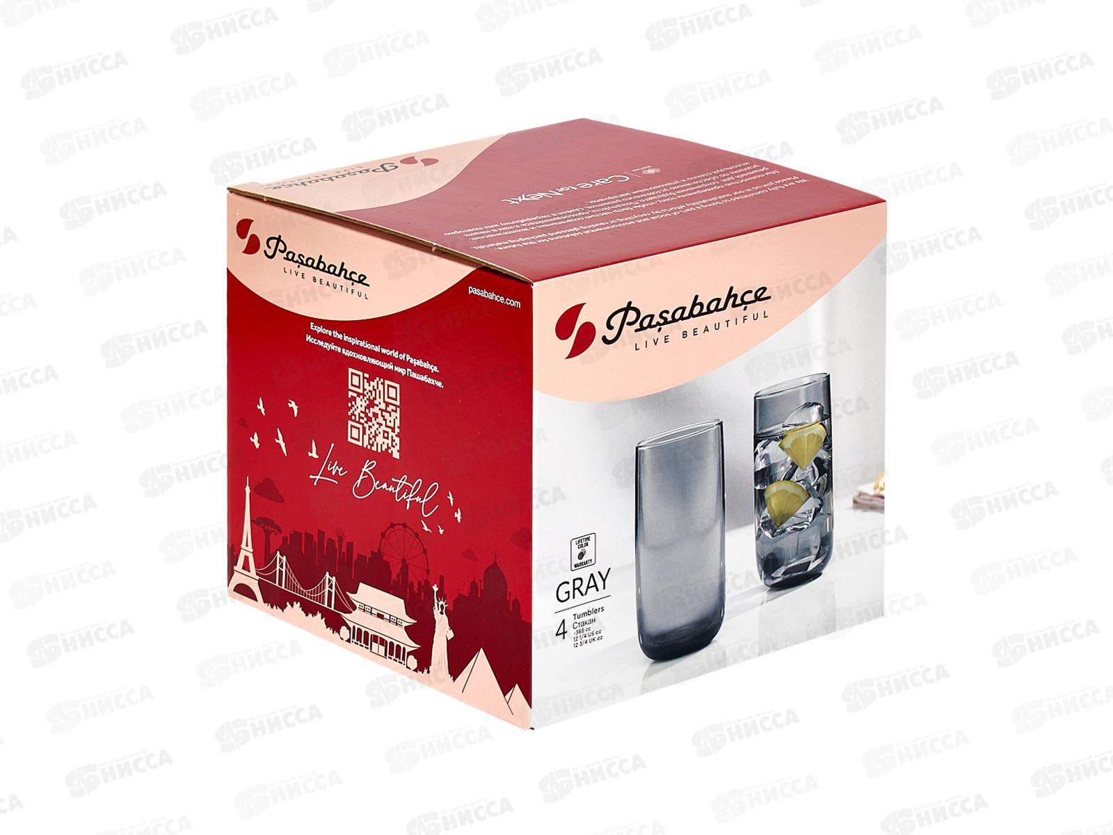 Набор стаканов Грей 4шт 365мл 420805 *6