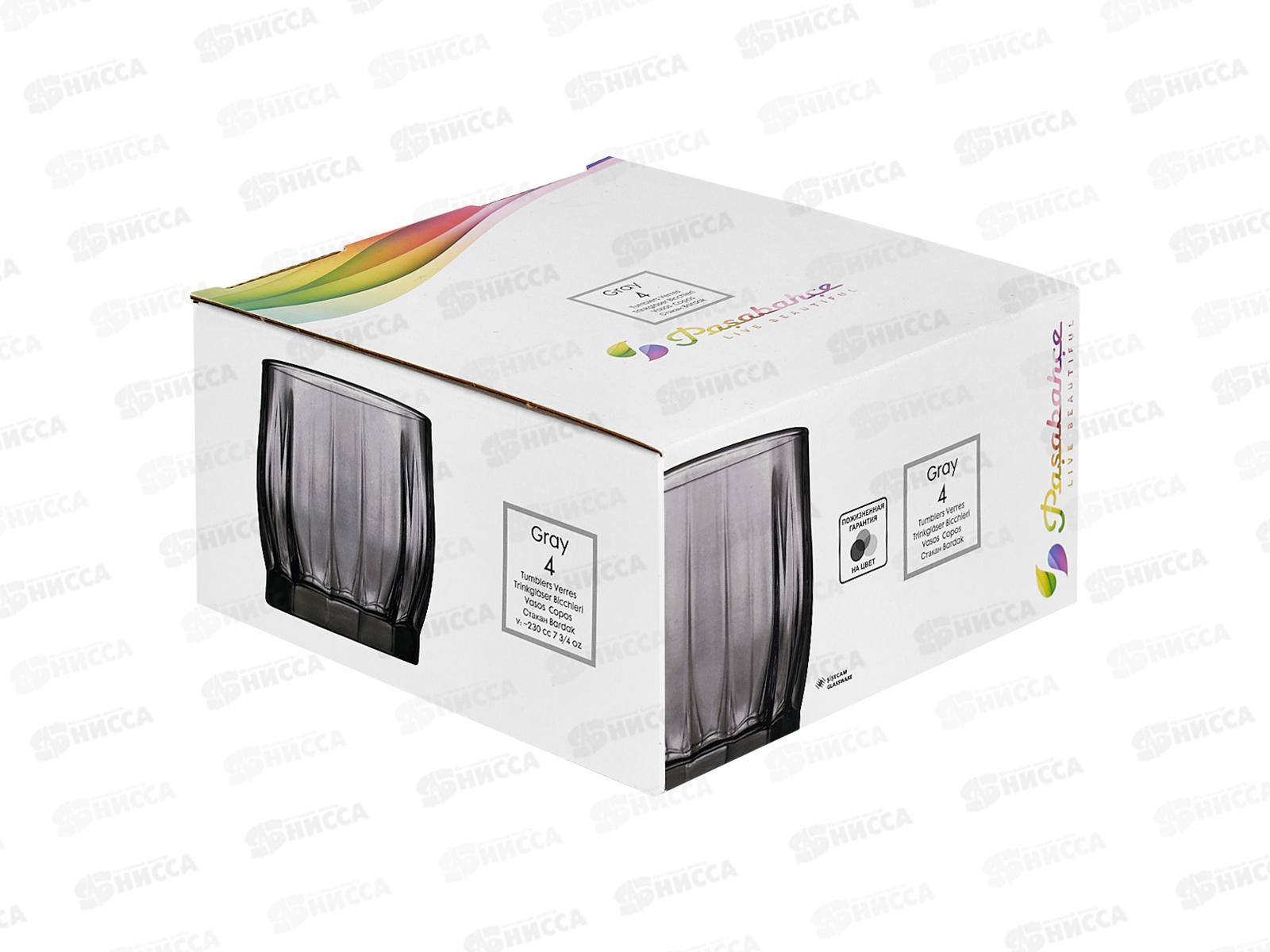 Набор стаканов Грей 4шт 230мл 42866