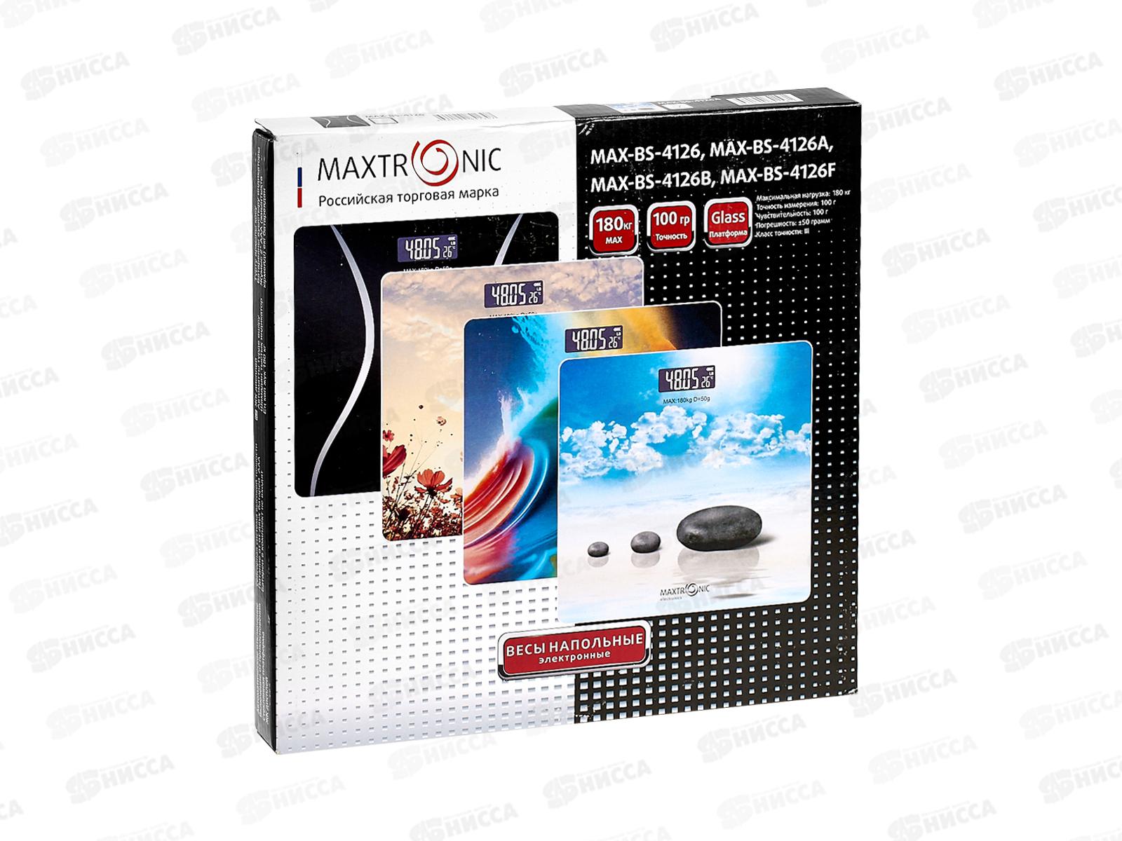 Весы напольные Maxtronic MAX-BS-4126F электронные 180кг *20