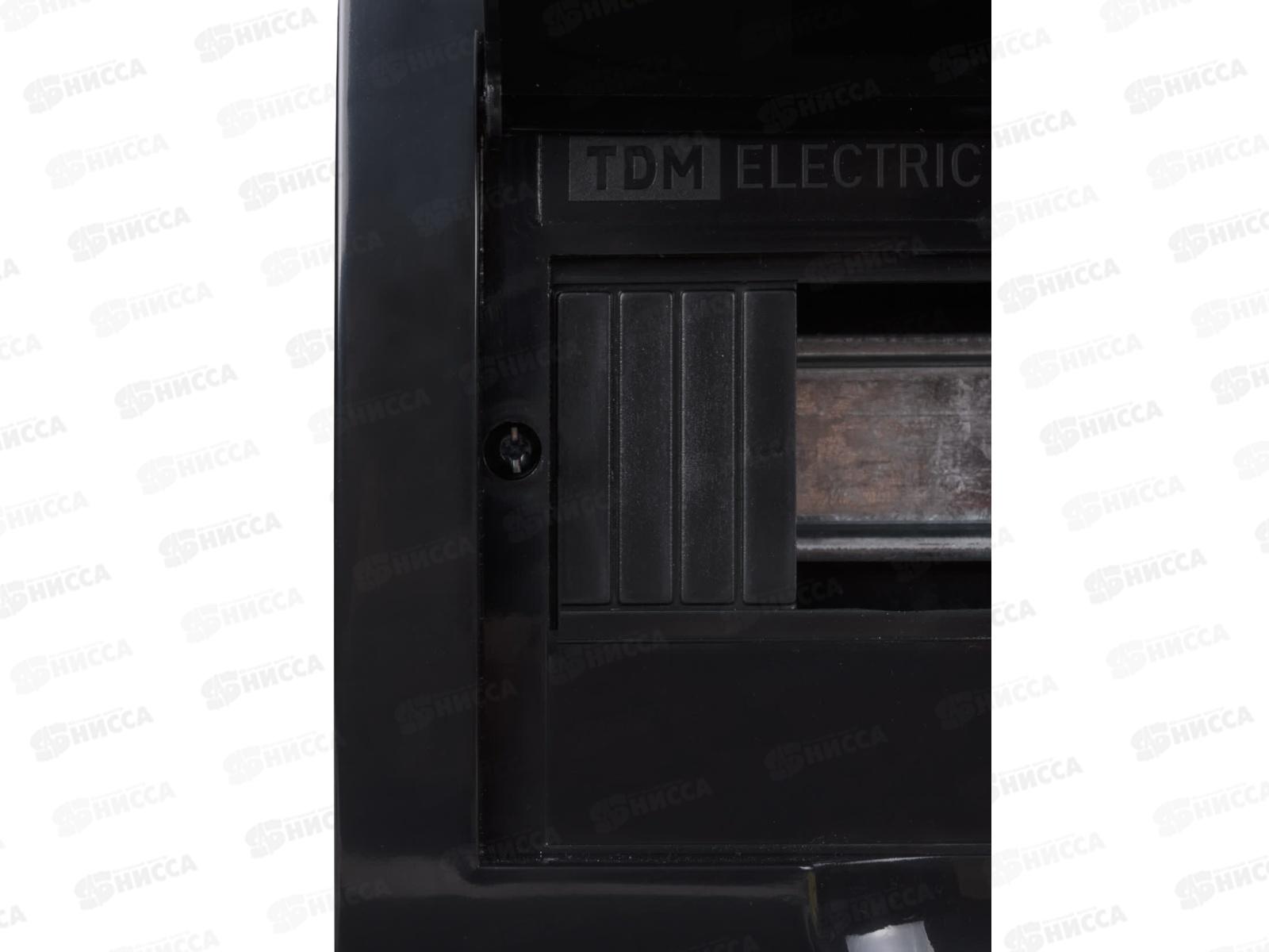 Бокс ЩРН-П-12 модулей навесной пластик IP41, Антрацит TDM, 0904 *1/10