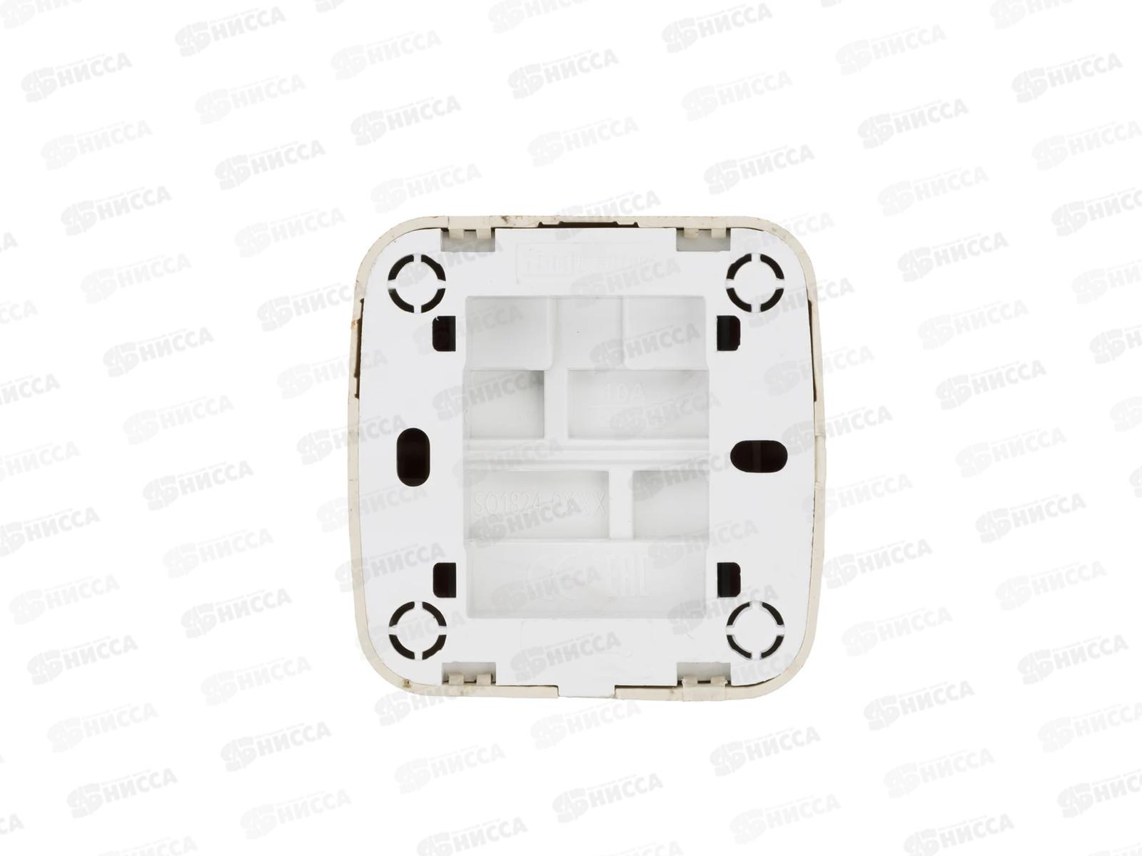 Выключатель 2-клавиши открытой установки с подсветкой IP20 10А, сосна &quotДача&quot Народная, 0054 *10/100