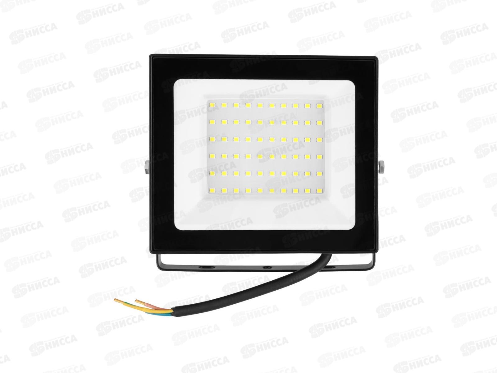 Прожектор СДО-05-070  70Вт, 5600Лм, 6500К IP65, черный, 0304 *30