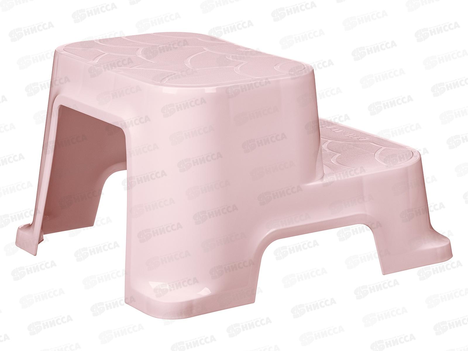 Табурет-подставка детский 34*31*20см св-розовый 221501007/01