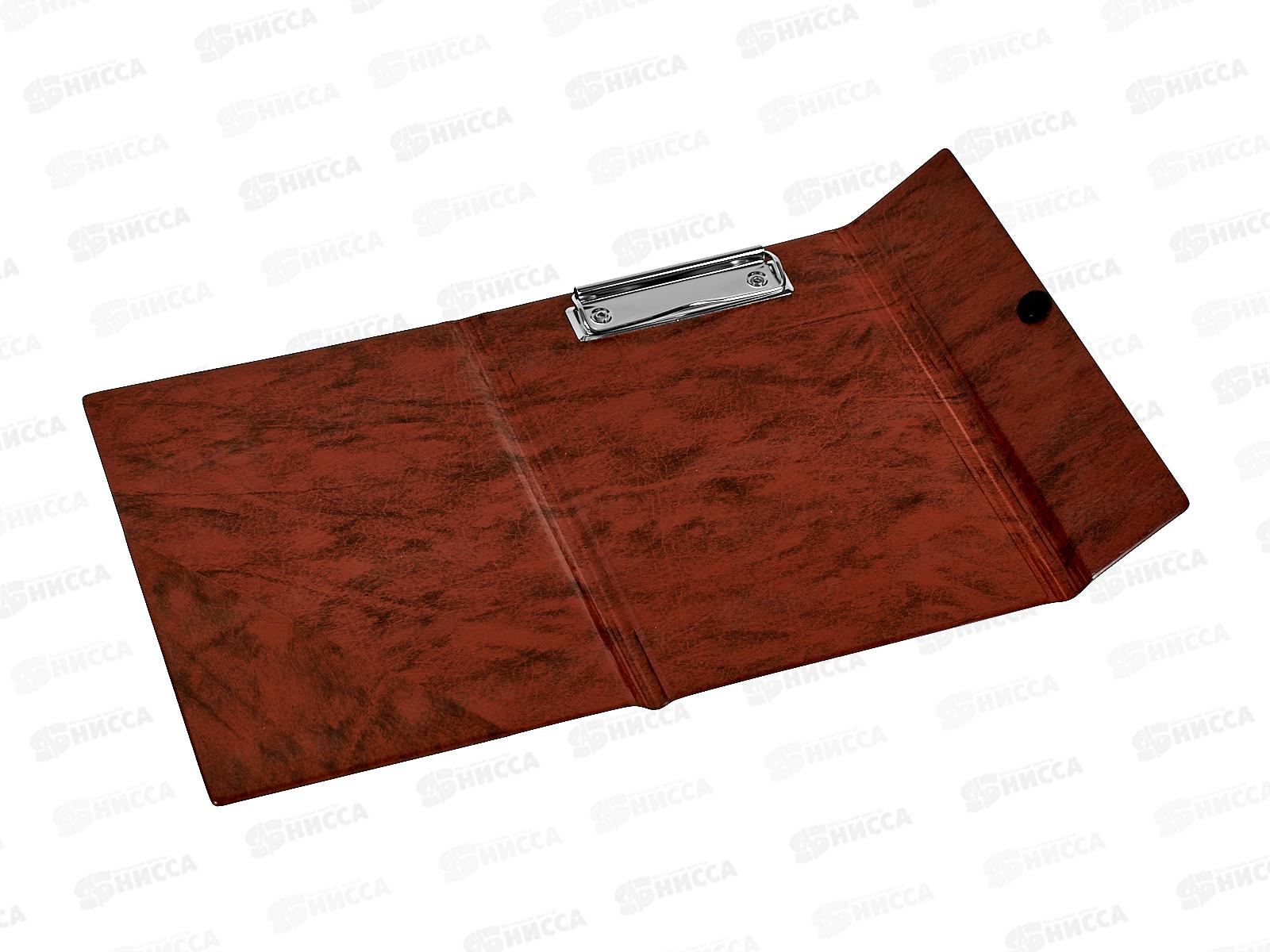 Папка с прижимом ДПС А5 коричневая 2738-104 *30