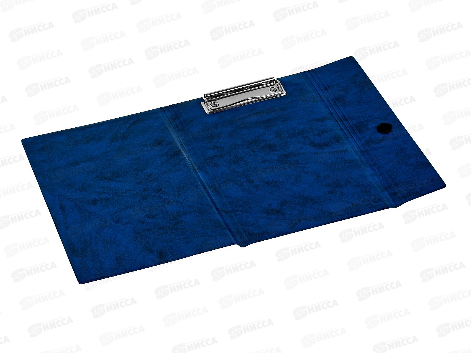 Папка с прижимом ДПС А5 синяя 2738-101 *30