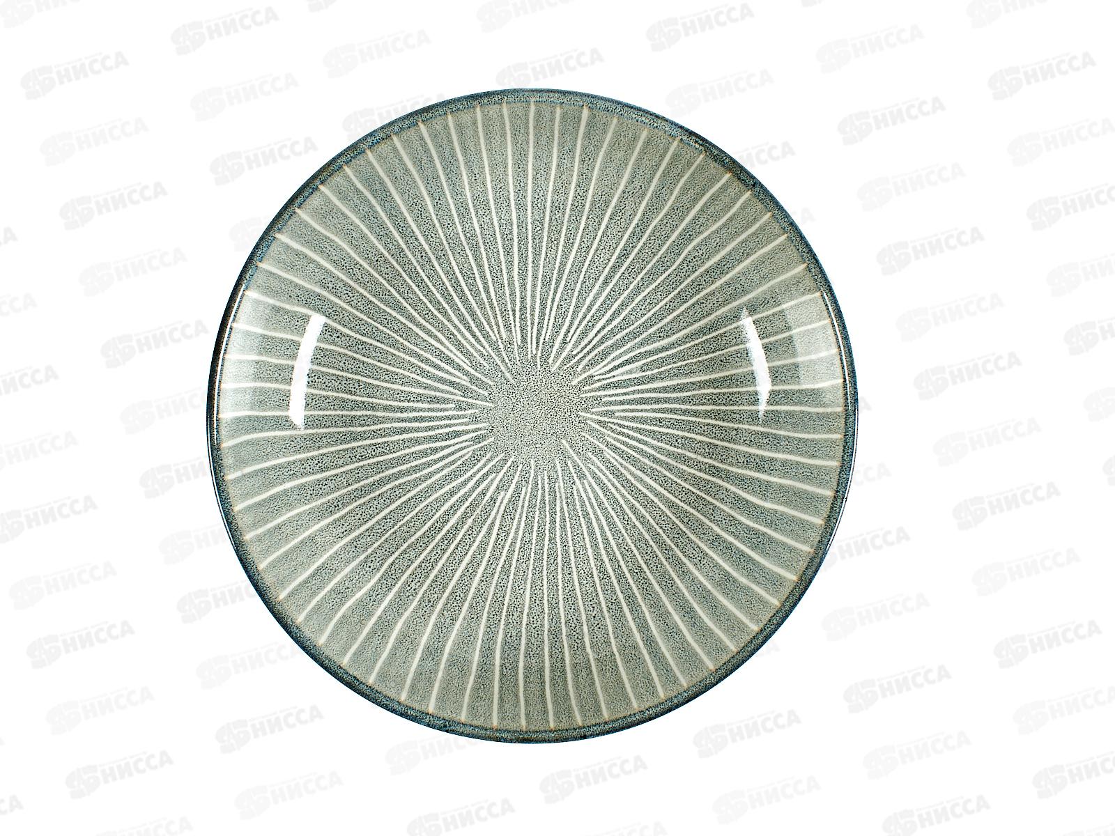 Тарелка глубокая 6920 2 Gray 19см 271619