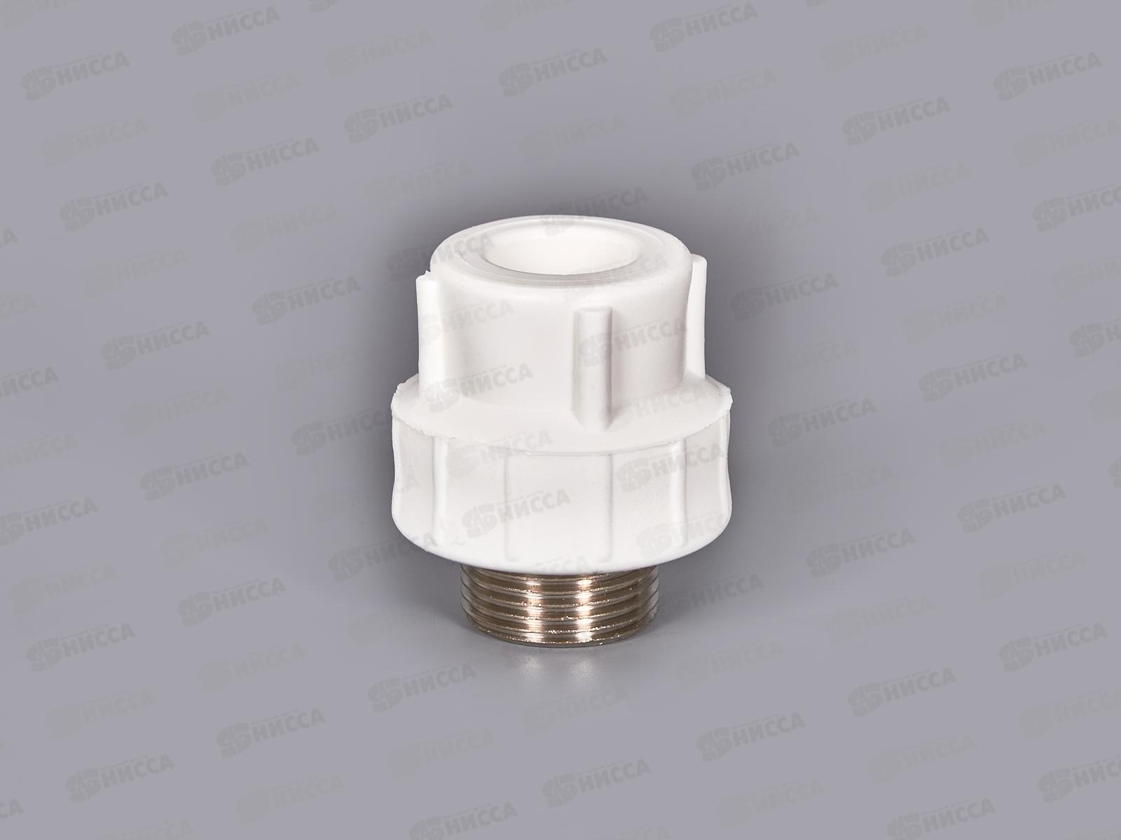 Адаптер PP-R с наружней резьбой  белый 20x3/4&quot Jakko *20/60