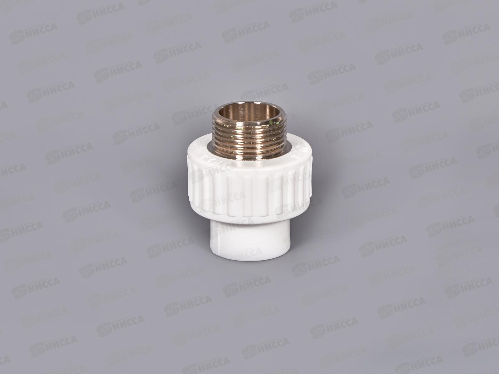 Адаптер PP-R с наружней резьбой  белый 25x1&quot Jakko *20/140