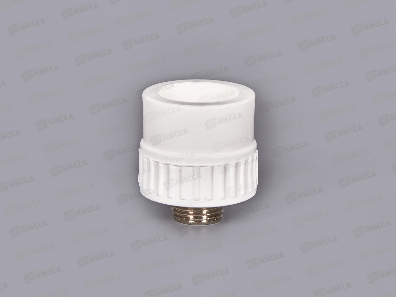 Адаптер PP-R с наружней резьбой  белый 32x1/2&quot Jakko *10/60