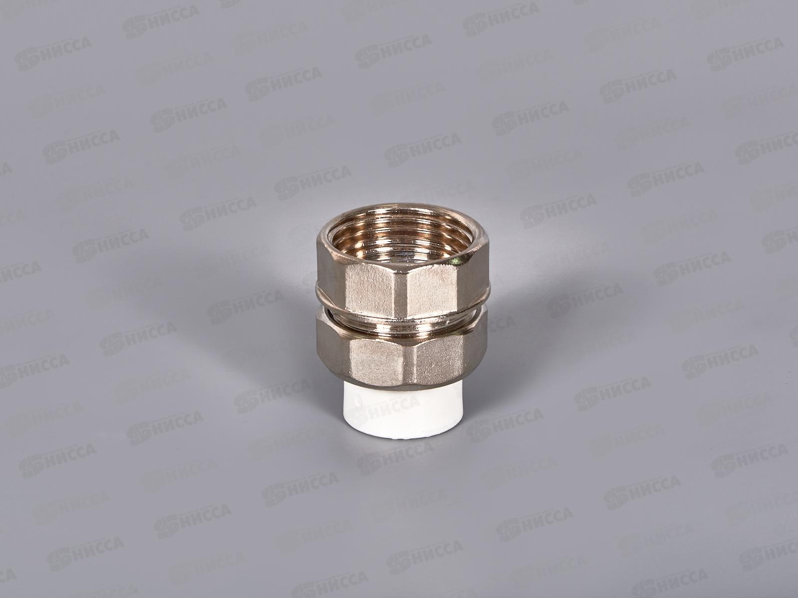 Муфта разъемная PP-R ЭКО 20*1&quot вн.резьба, белый, Jakko *20/100