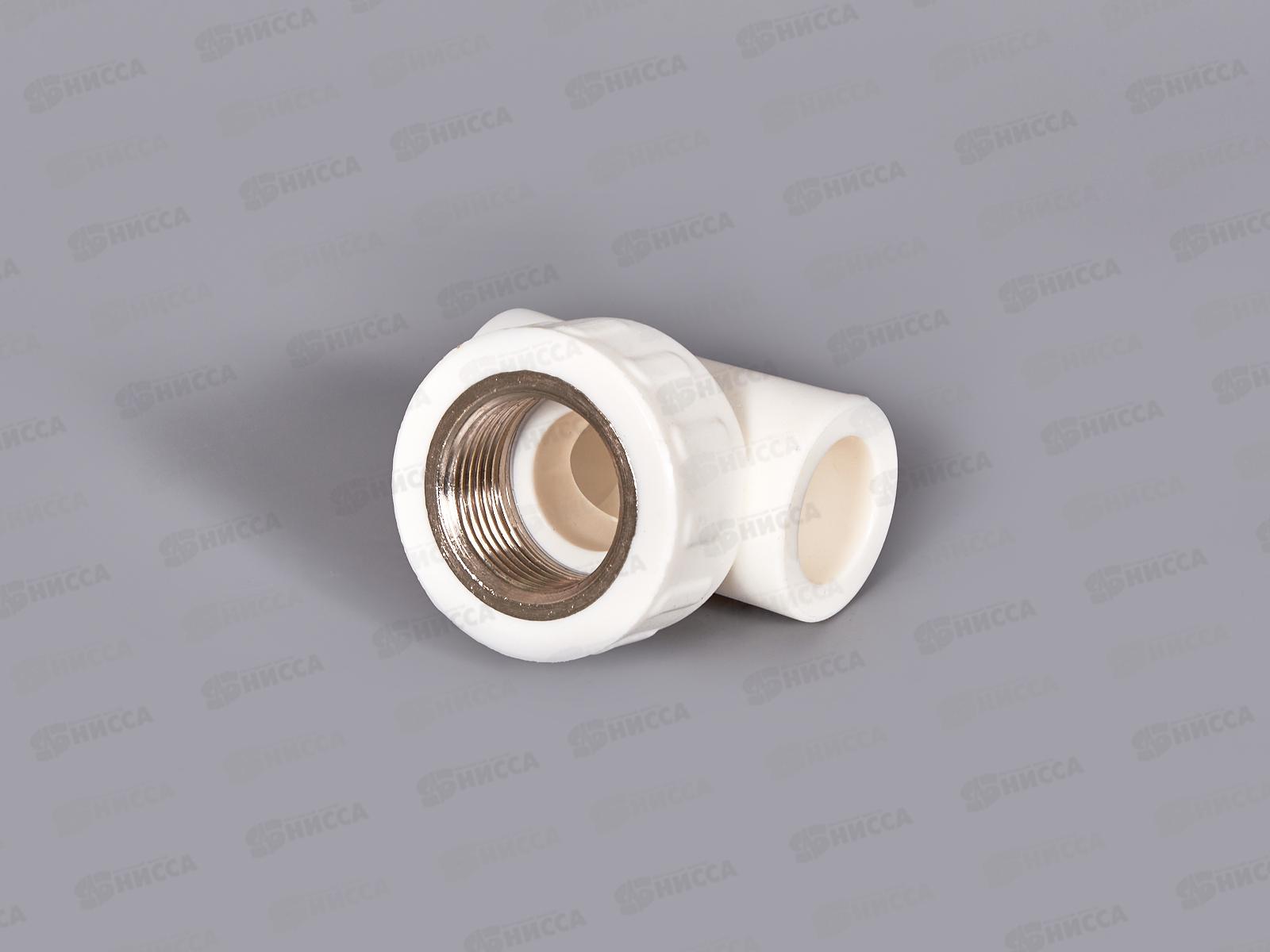 Тройник PP-R с вн.рез.  белый 20x3/4&quot Jakko *10/80