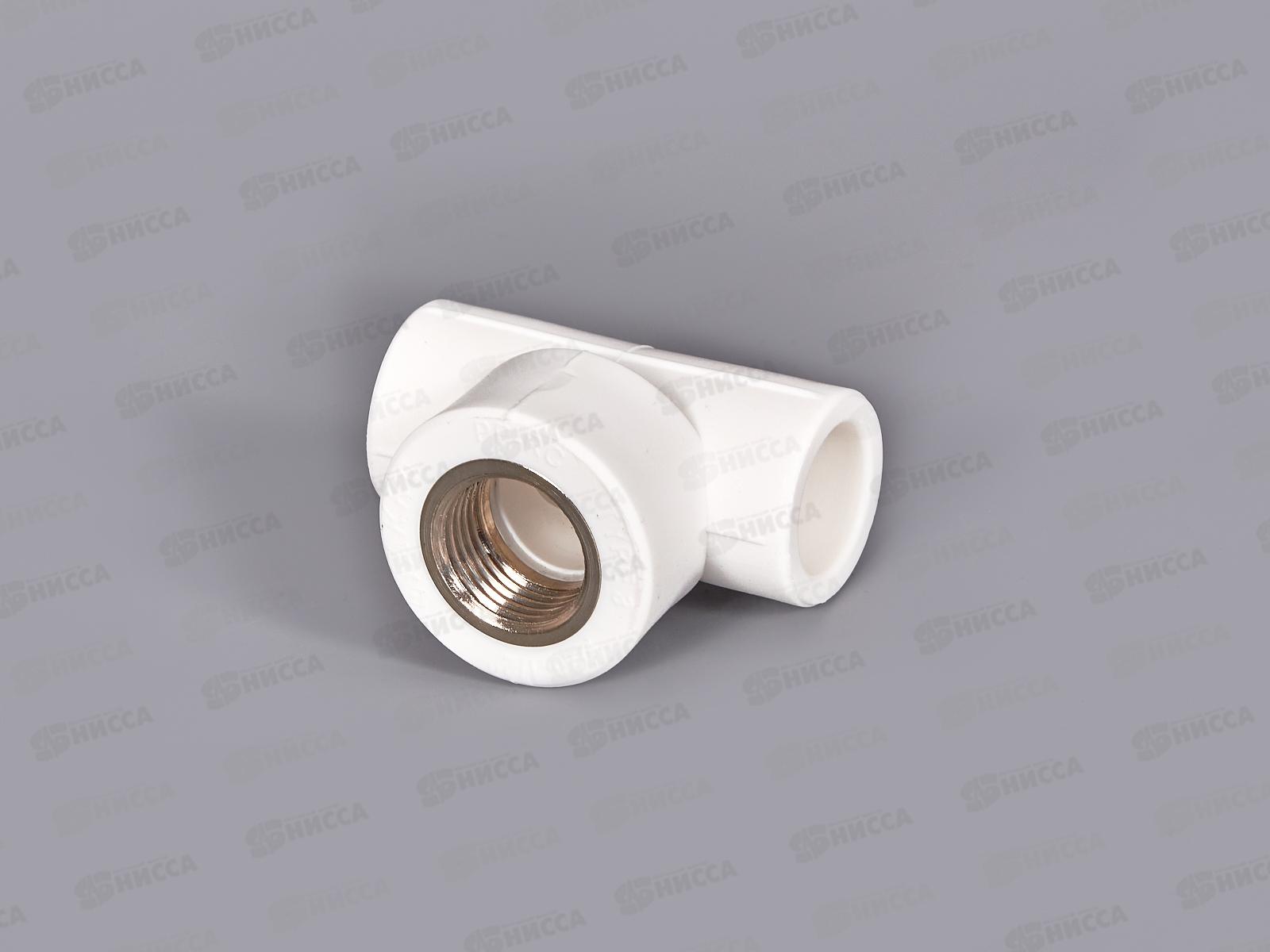 Тройник PP-R с вн.рез.  белый 20x1/2&quot Jakko *10/80