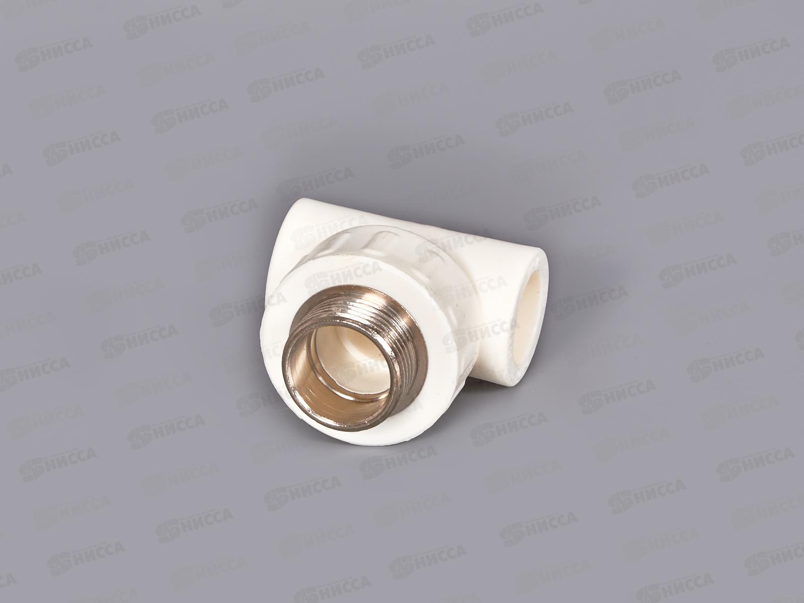 Тройник PP-R с нар.рез.  белый 20x3/4&quot Jakko *10/80