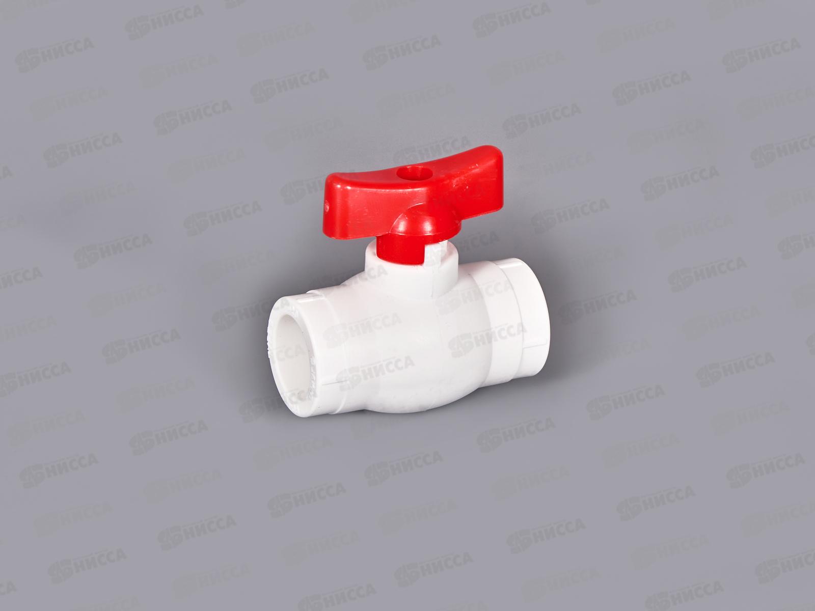 Кран шар. PP-R мини  20 белый, Jakko *10/140