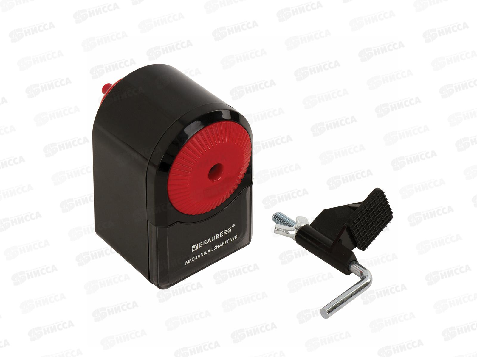 Точилка мех. BRAU Ultra корпус черно-красный, 228626 *6