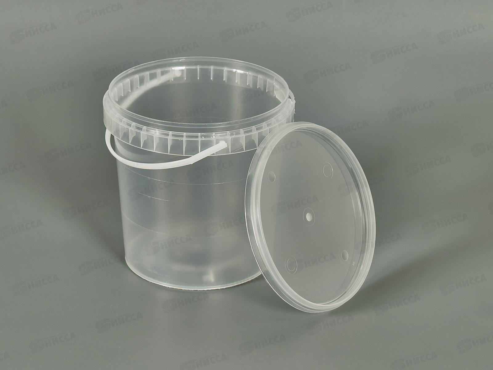 Тара литьевая Ведро 1л+крышка Сузун *432