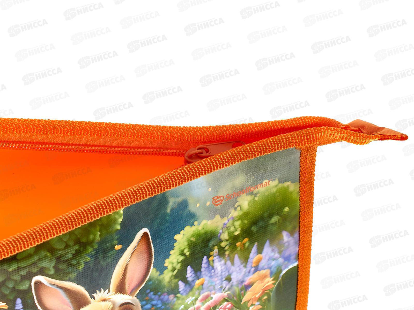 Папка д/тетр. schoolФОРМАТ А5 На полянке. молния ПТКМ1А5-НП *50