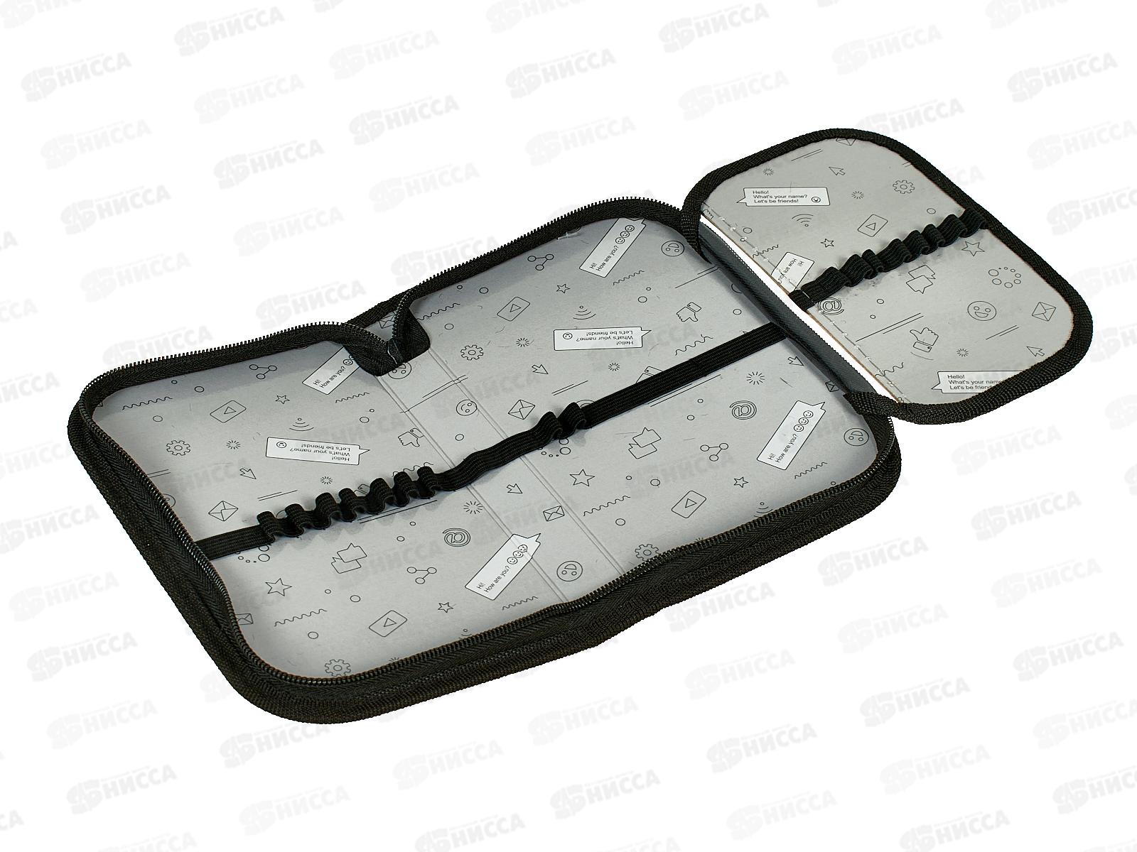 Пенал 1-секц schoolФОРМАТ Три кота 130*200*20 ПТК1-ТК *40