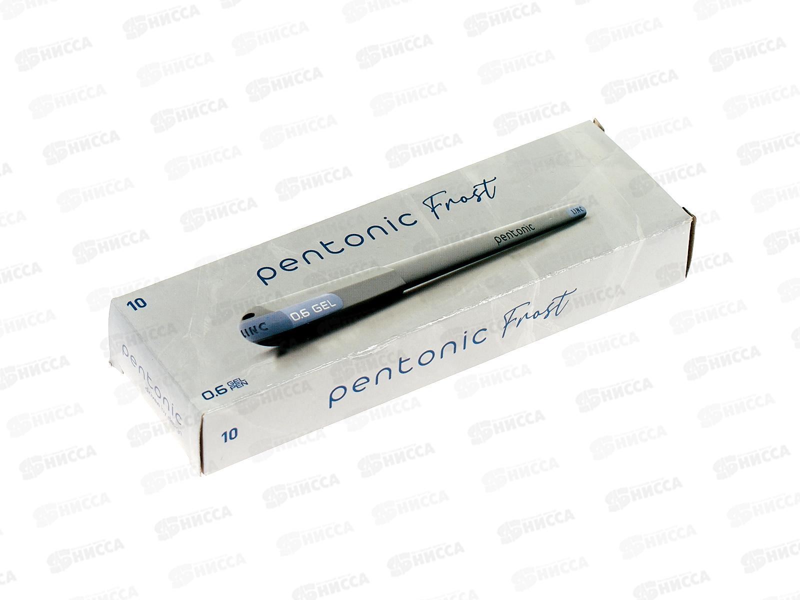 Ручка гел. Linc PENTONIC Frost  0.6мм черный. 863-K *10