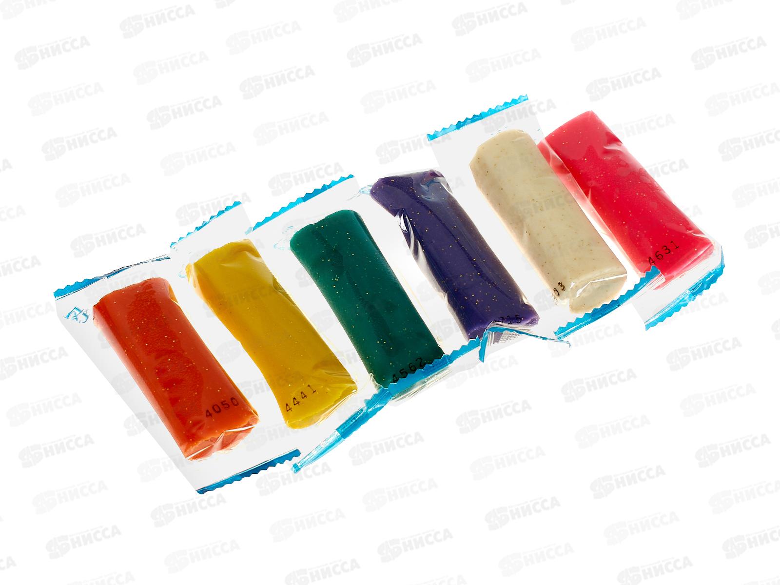 Набор для детской лепки &quotТесто-пластилин&quot 6 цветов с блёстками, TA1091