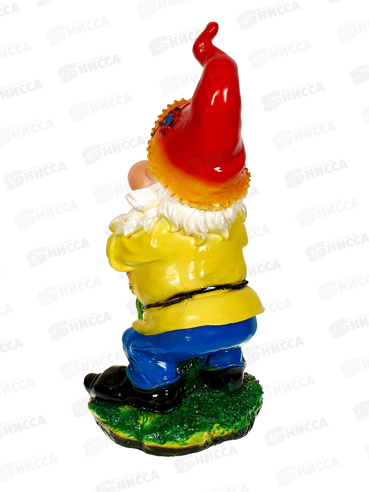 Фигура садовая из гипса &quotГном с лопатой&quot средний (570*270)арт.238