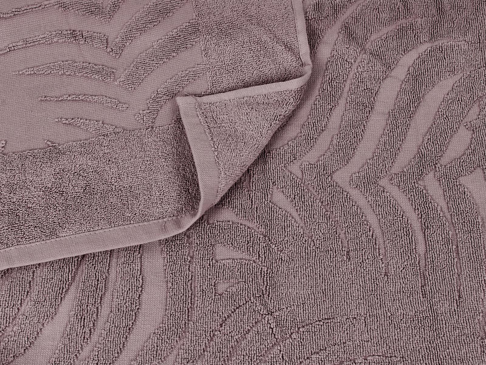 Покрывало махровое декоративное 150*220 Жаккард 07-157 лиловая дымка