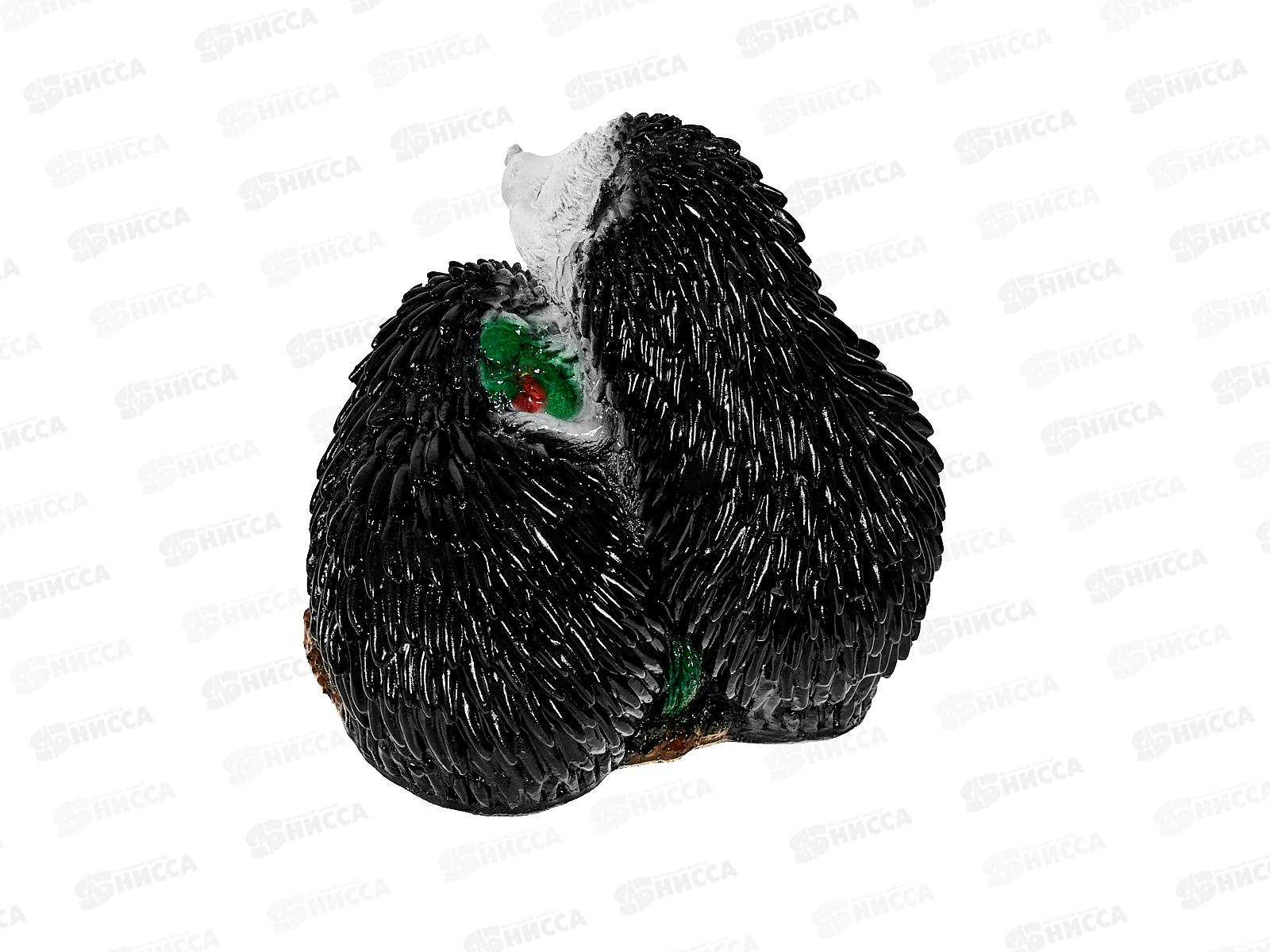 Фигура садовая из гипса &quotТри Ежа&quot (200*210мм) арт.144