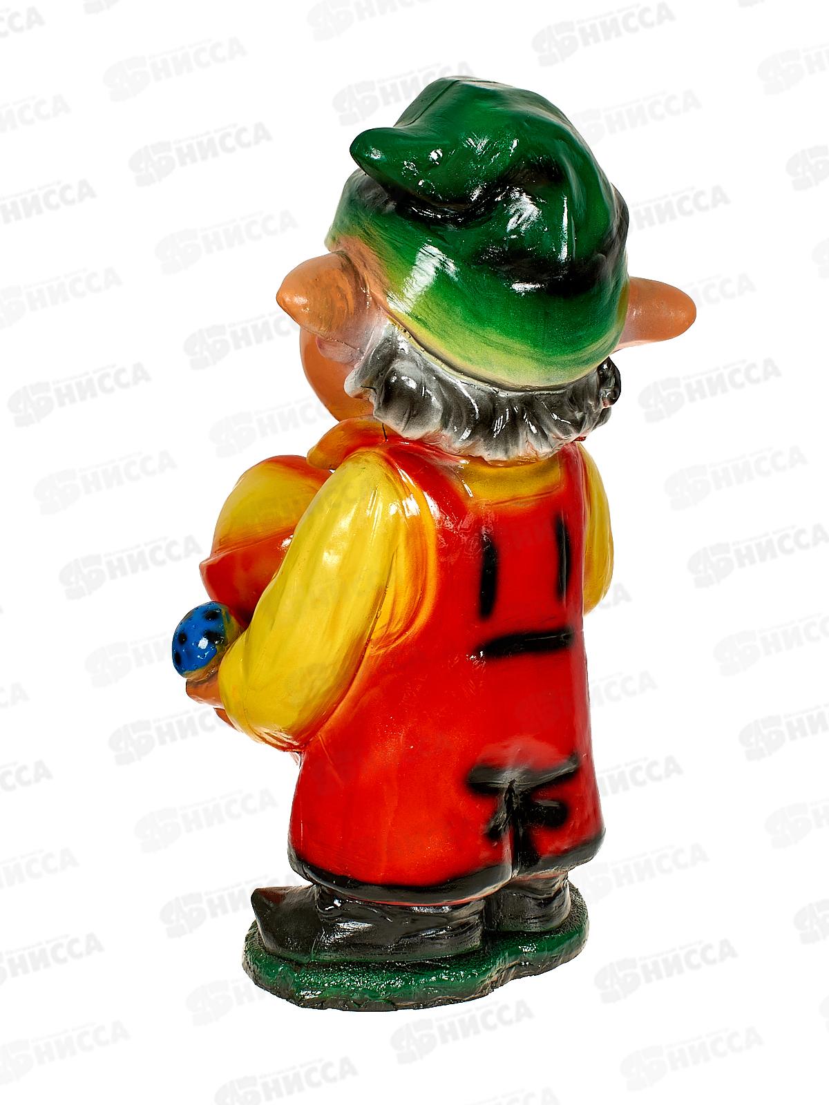 Фигура садовая из гипса &quotТролль с лейкой&quot (550*300мм) арт.365