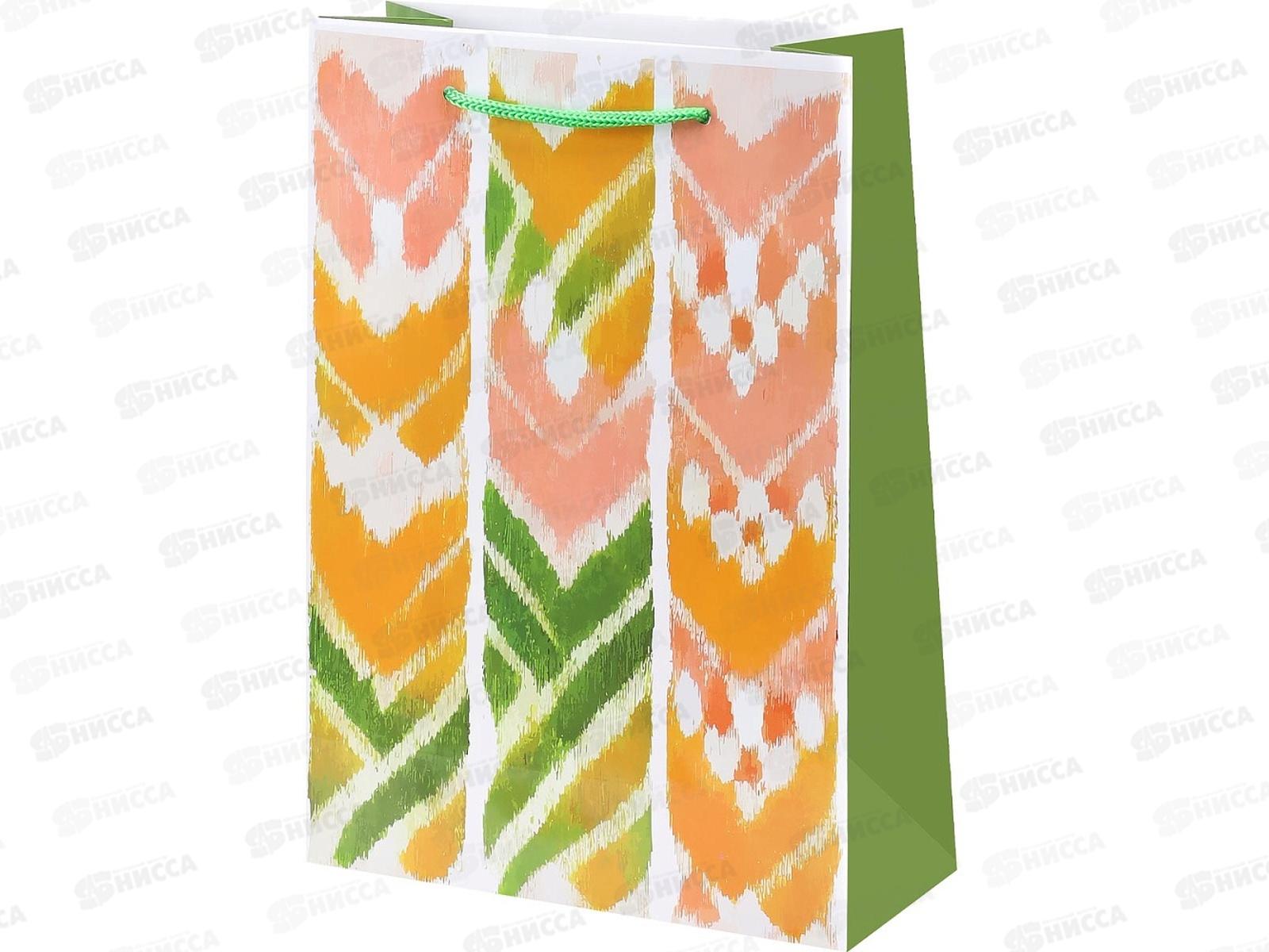Пакет подарочный MI 22х31х10см Узоры ПКП-9157 *12