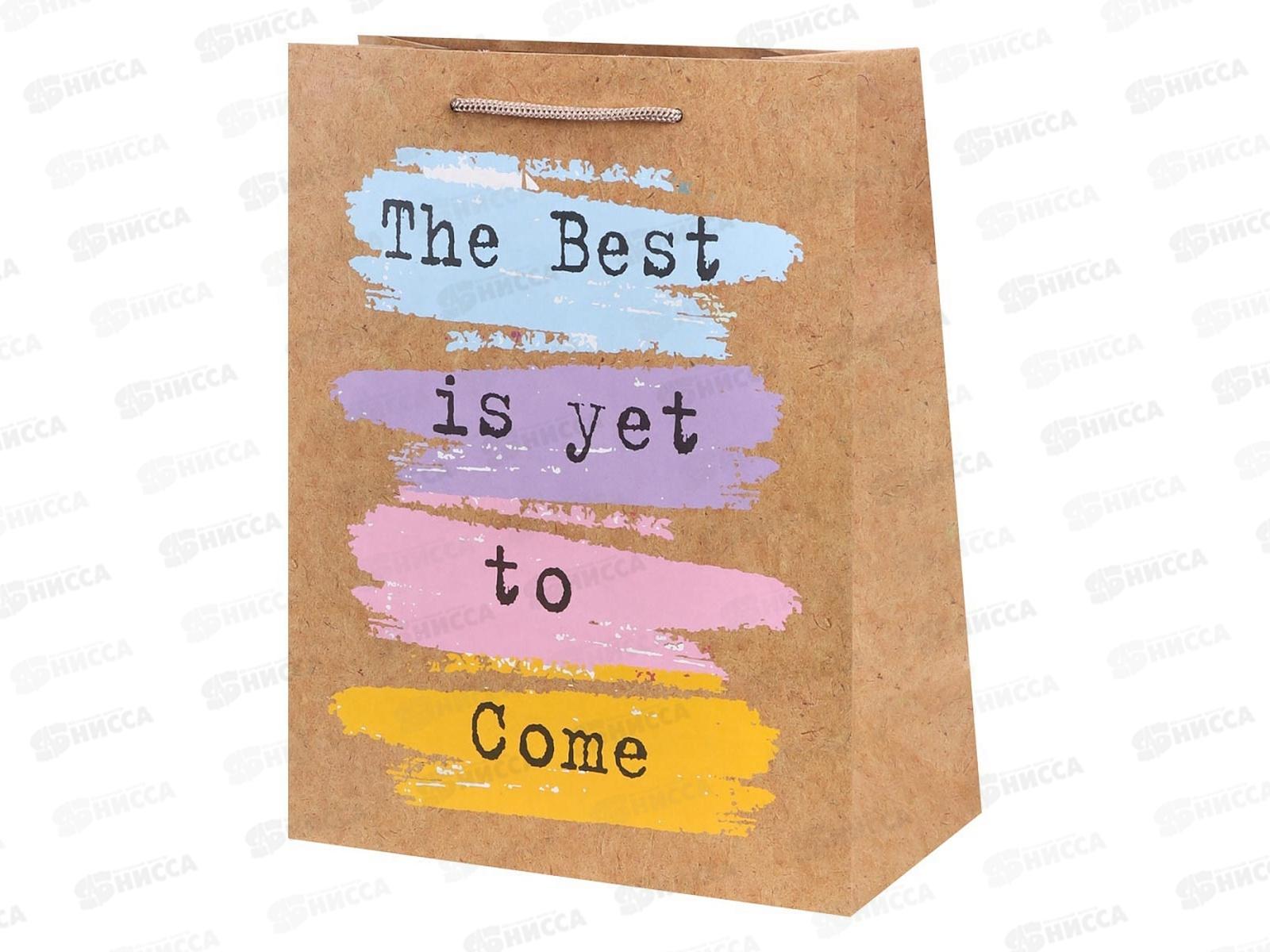 Пакет подарочный MI 26,4х32,7х13,6см Мазки, ПКП-9146  *12