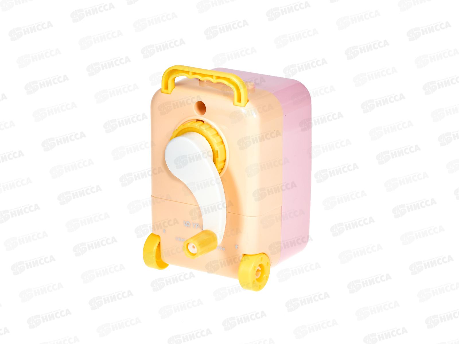 Точилка мех. BEIFA Чемоданчик, 1отв., ассорти 10214  *12