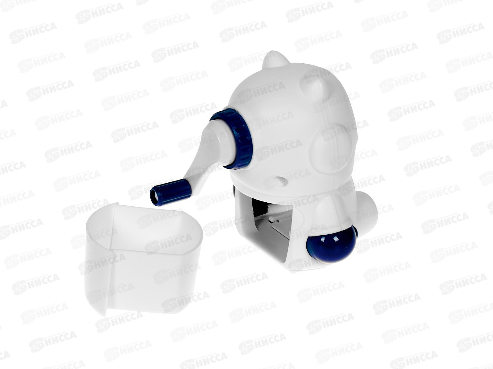 Точилка мех. BEIFA Котик астронавт, 1отв., ассорти 9519 *12