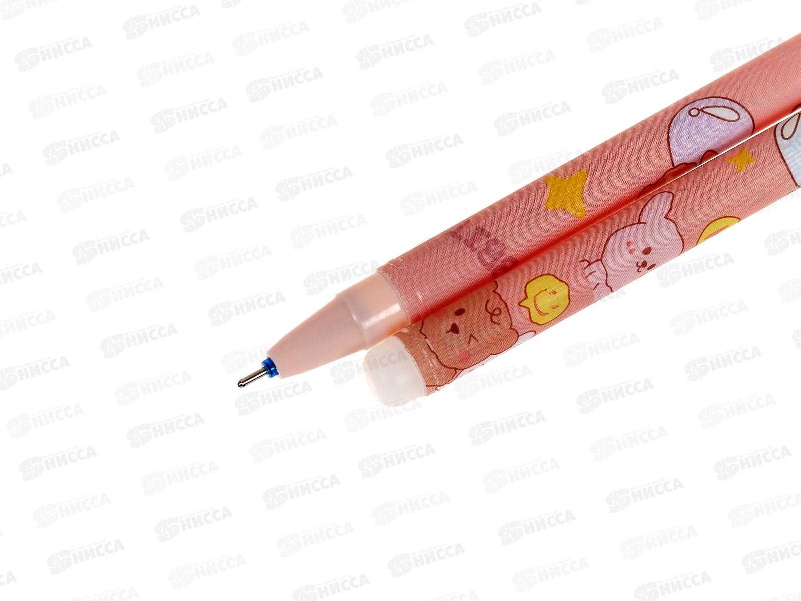 Ручка пишет-стирает BASIR Bear синяя, гель, 2004 *12/144/576