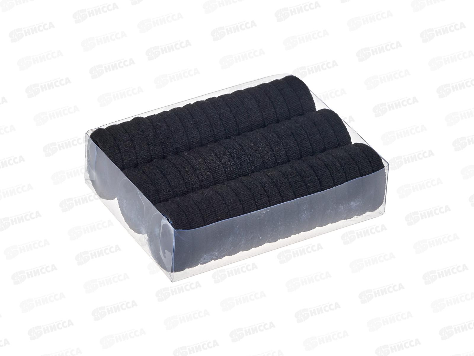 Резинка д/волос 30мм.черная №6805(упак.48шт.)