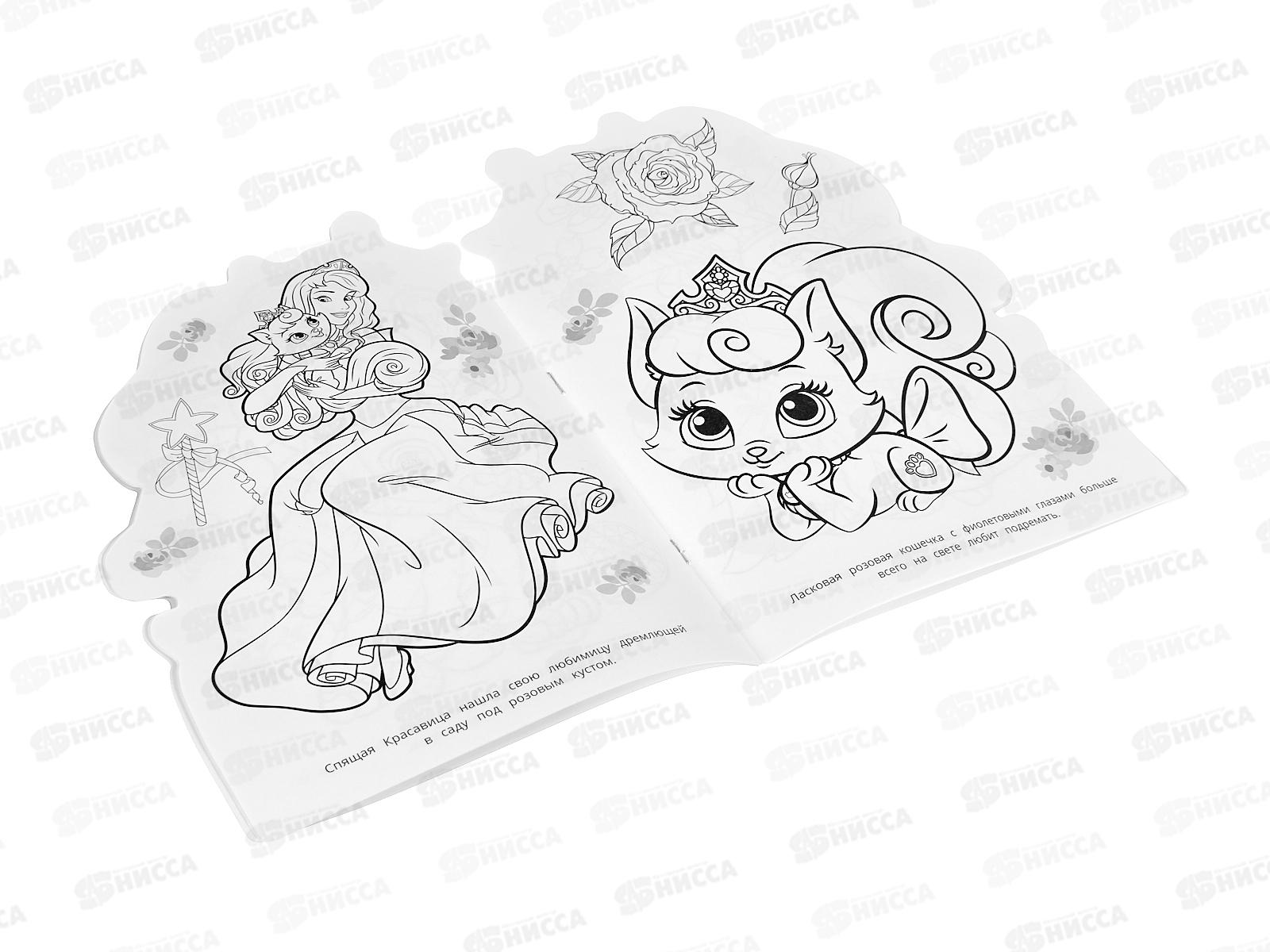 Раскраска &quotУМКА&quot 10393-6,Питомцы принцесс, 210х285мм 16стр.*50